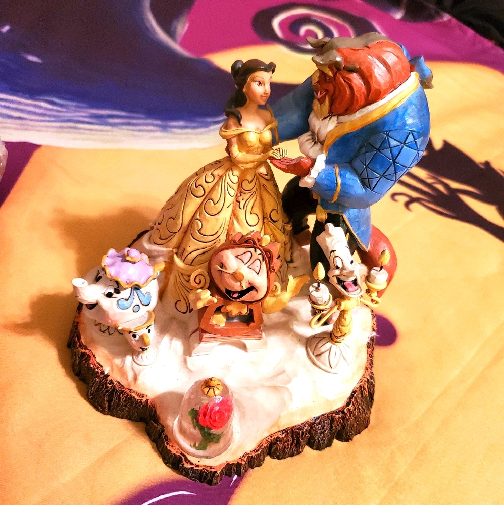 Beauty and the beast figurine